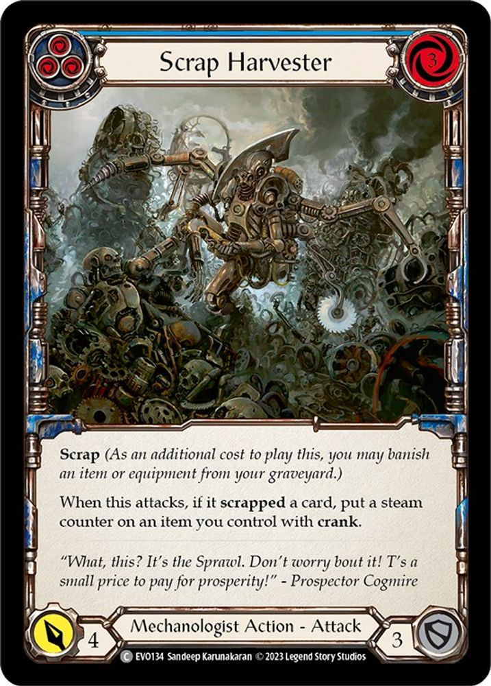 Scrap Harvester (Blue), Standard, front