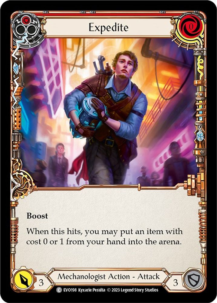Expedite (Red), Standard, front