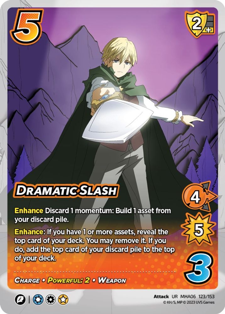 Dramatic Slash, Foil, front