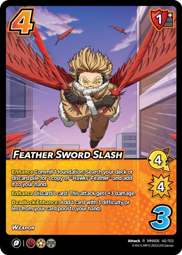 Feather Sword Slash, Foil, front