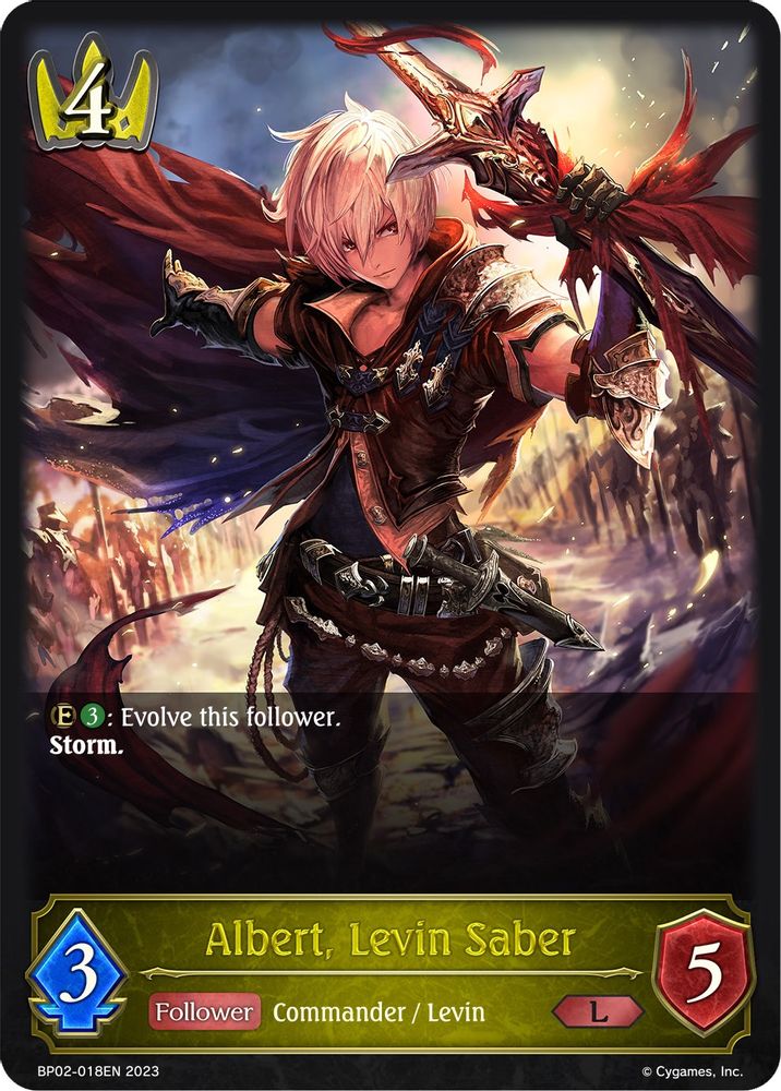 Albert, Levin Saber, Standard, front