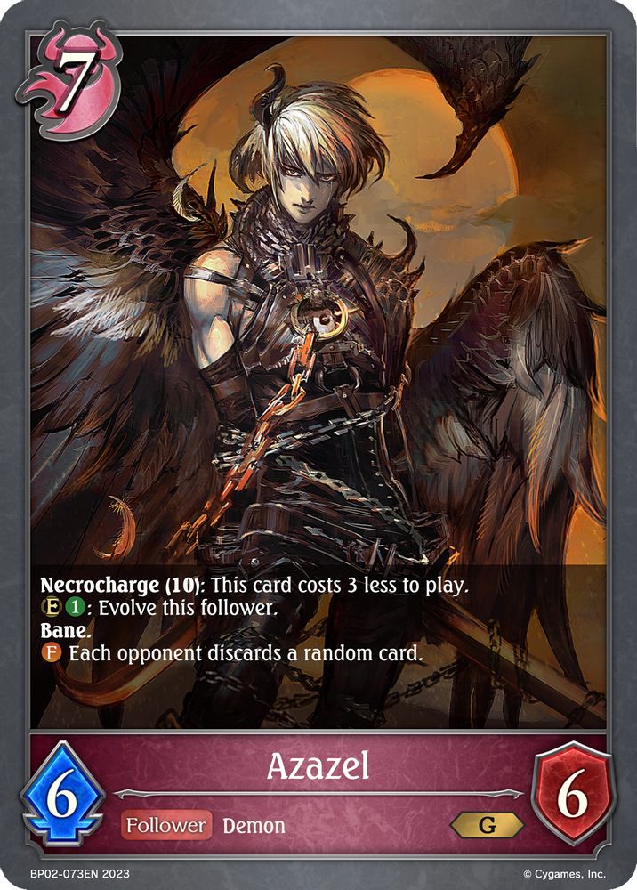 Azazel, Standard, front