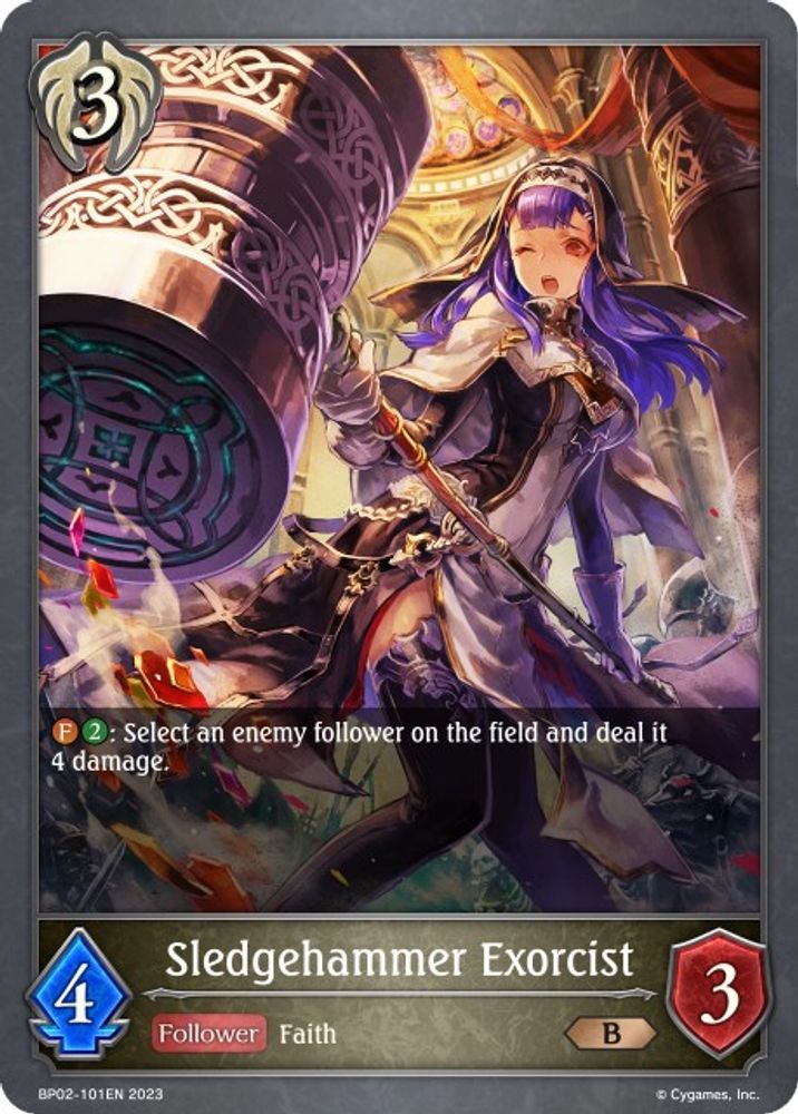 Sledgehammer Exorcist, Standard, front