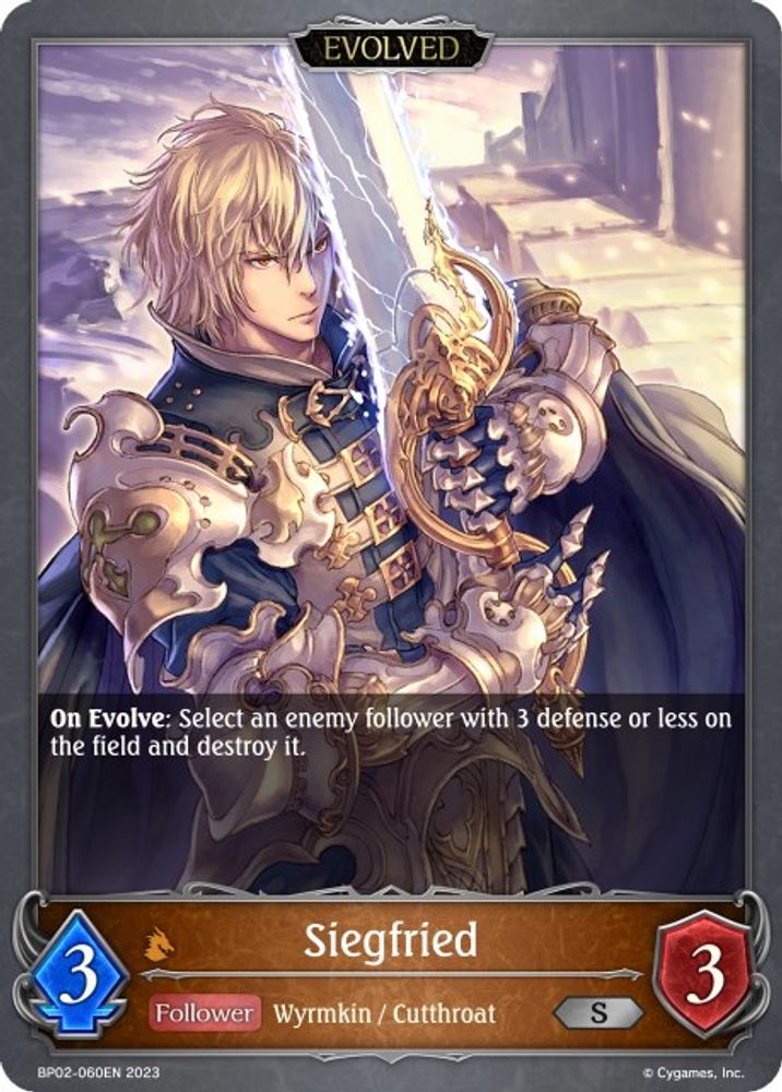 Siegfried (Evolved), Standard, front