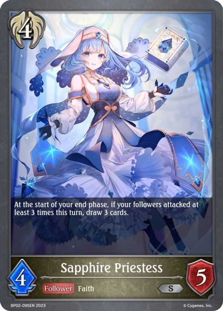 Sapphire Priestess, Standard, front