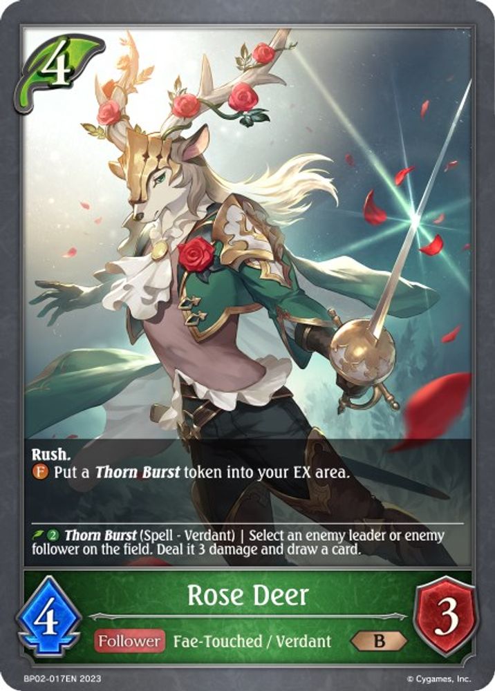 Rose Deer, Standard, front