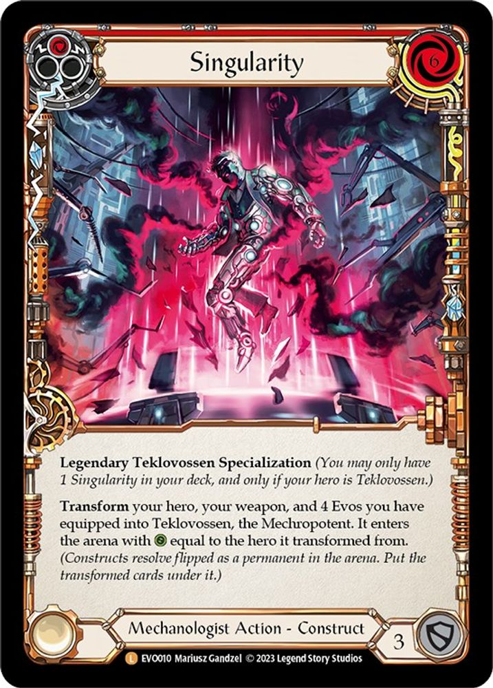 Singularity // Teklovossen, the Mechropotent, Standard, front