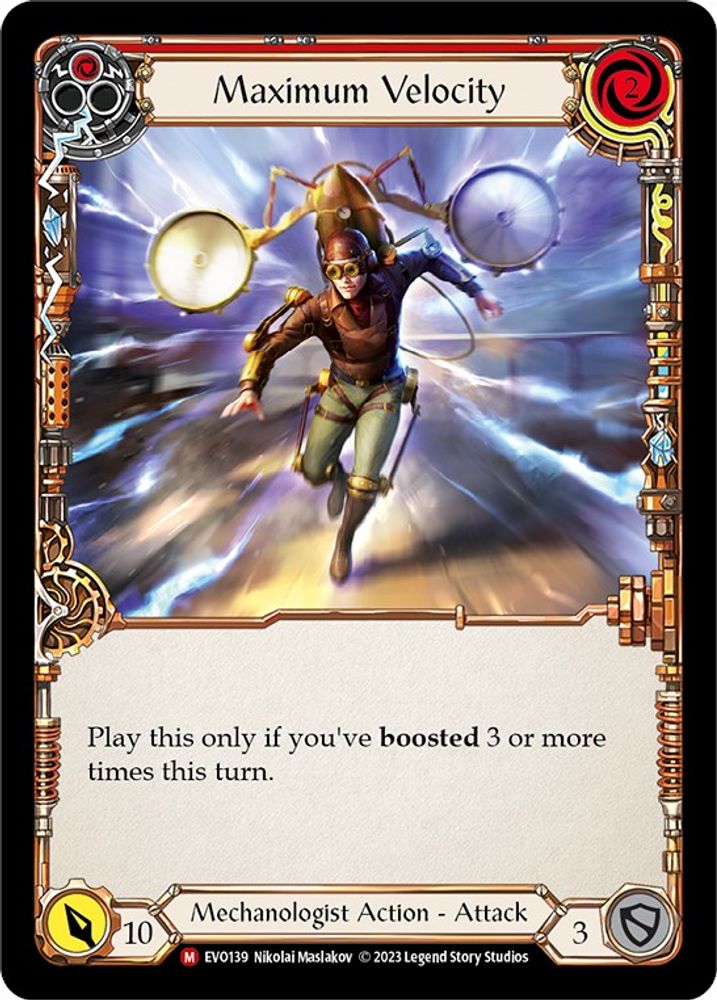 Maximum Velocity, Standard, front