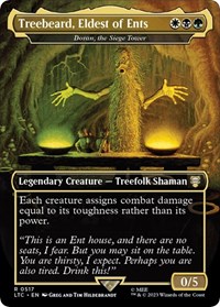 Treebeard, Eldest of Ents - Doran, the Siege Tower (Borderless), Commander: The Lord of the Rings: Tales of Middle-earth