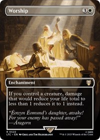 Worship (Borderless), Commander: The Lord of the Rings: Tales of Middle-earth