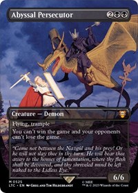 Abyssal Persecutor (Borderless), Commander: The Lord of the Rings: Tales of Middle-earth
