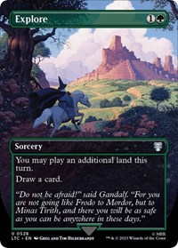 Explore (Borderless), Commander: The Lord of the Rings: Tales of Middle-earth