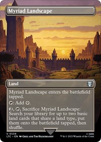 Myriad Landscape (Borderless), Commander: The Lord of the Rings: Tales of Middle-earth