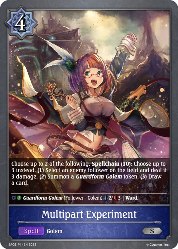 Multipart Experiment - P14EN (Foil), Standard, front