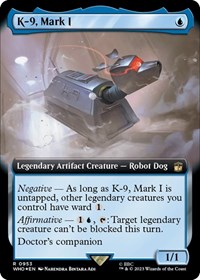 K-9, Mark I (Extended Art) (Surge Foil), Universes Beyond: Doctor Who