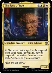 The Face of Boe (Surge Foil), Universes Beyond: Doctor Who