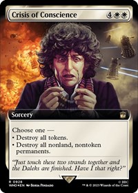 Crisis of Conscience (Extended Art) (Surge Foil), Universes Beyond: Doctor Who