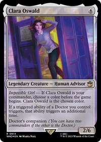 Clara Oswald (Surge Foil), Universes Beyond: Doctor Who