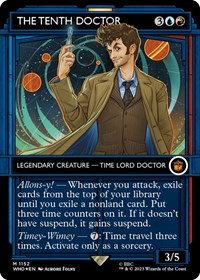 The Tenth Doctor (Showcase) (Surge Foil), Universes Beyond: Doctor Who