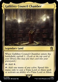 Gallifrey Council Chamber (Surge Foil), Universes Beyond: Doctor Who