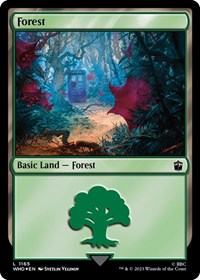 Forest (1165) (Surge Foil), Universes Beyond: Doctor Who