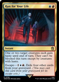 Run for Your Life (Surge Foil), Universes Beyond: Doctor Who
