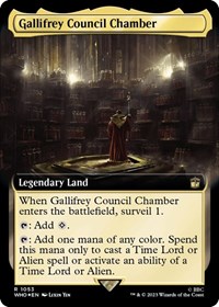 Gallifrey Council Chamber (Extended Art) (Surge Foil), Universes Beyond: Doctor Who