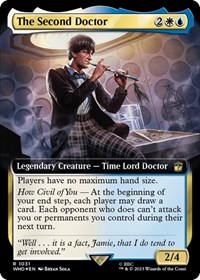 The Second Doctor (Extended Art) (Surge Foil), Universes Beyond: Doctor Who