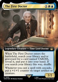 The First Doctor (Extended Art) (Surge Foil), Universes Beyond: Doctor Who
