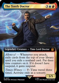 The Tenth Doctor (Extended Art) (Surge Foil), Universes Beyond: Doctor Who