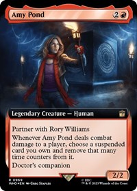 Amy Pond (Extended Art) (Surge Foil), Universes Beyond: Doctor Who