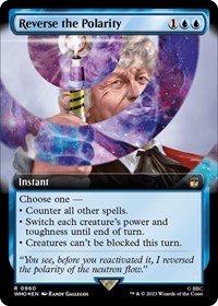 Reverse the Polarity (Extended Art) (Surge Foil), Universes Beyond: Doctor Who