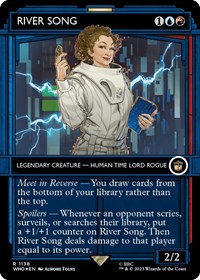 River Song (Showcase) (Surge Foil), Universes Beyond: Doctor Who