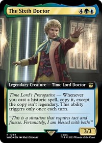 The Sixth Doctor (Extended Art) (Surge Foil), Universes Beyond: Doctor Who