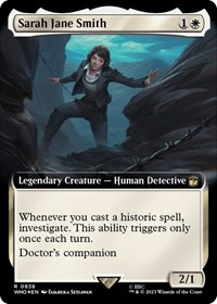 Sarah Jane Smith (Extended Art) (Surge Foil), Universes Beyond: Doctor Who