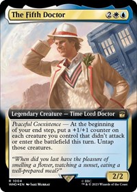 The Fifth Doctor (Extended Art) (Surge Foil), Universes Beyond: Doctor Who
