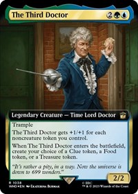 The Third Doctor (Extended Art) (Surge Foil), Universes Beyond: Doctor Who
