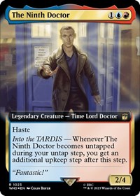 The Ninth Doctor (Extended Art) (Surge Foil), Universes Beyond: Doctor Who