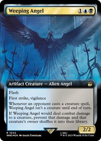 Weeping Angel (Extended Art) (Surge Foil), Universes Beyond: Doctor Who