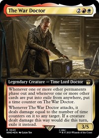 The War Doctor (Extended Art) (Surge Foil), Universes Beyond: Doctor Who