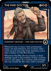 The War Doctor (Showcase) (Surge Foil), Universes Beyond: Doctor Who