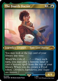 The Fourth Doctor (Display Commander) - Thick Stock, Universes Beyond: Doctor Who