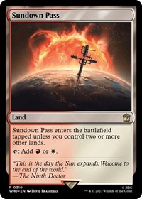 Sundown Pass, Universes Beyond: Doctor Who