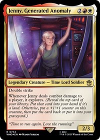 Jenny, Generated Anomaly (Surge Foil), Universes Beyond: Doctor Who