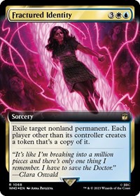 Fractured Identity (Extended Art) (Surge Foil), Universes Beyond: Doctor Who