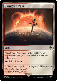 Sundown Pass (Surge Foil), Universes Beyond: Doctor Who