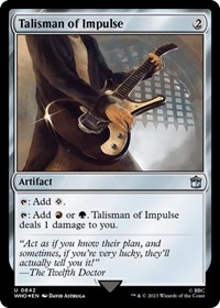 Talisman of Impulse (Surge Foil), Universes Beyond: Doctor Who