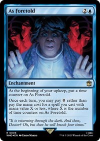 As Foretold (Surge Foil), Universes Beyond: Doctor Who