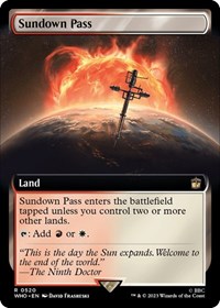 Sundown Pass (Extended Art), Universes Beyond: Doctor Who