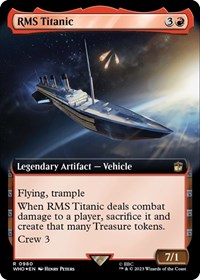 RMS Titanic (Extended Art) (Surge Foil), Universes Beyond: Doctor Who